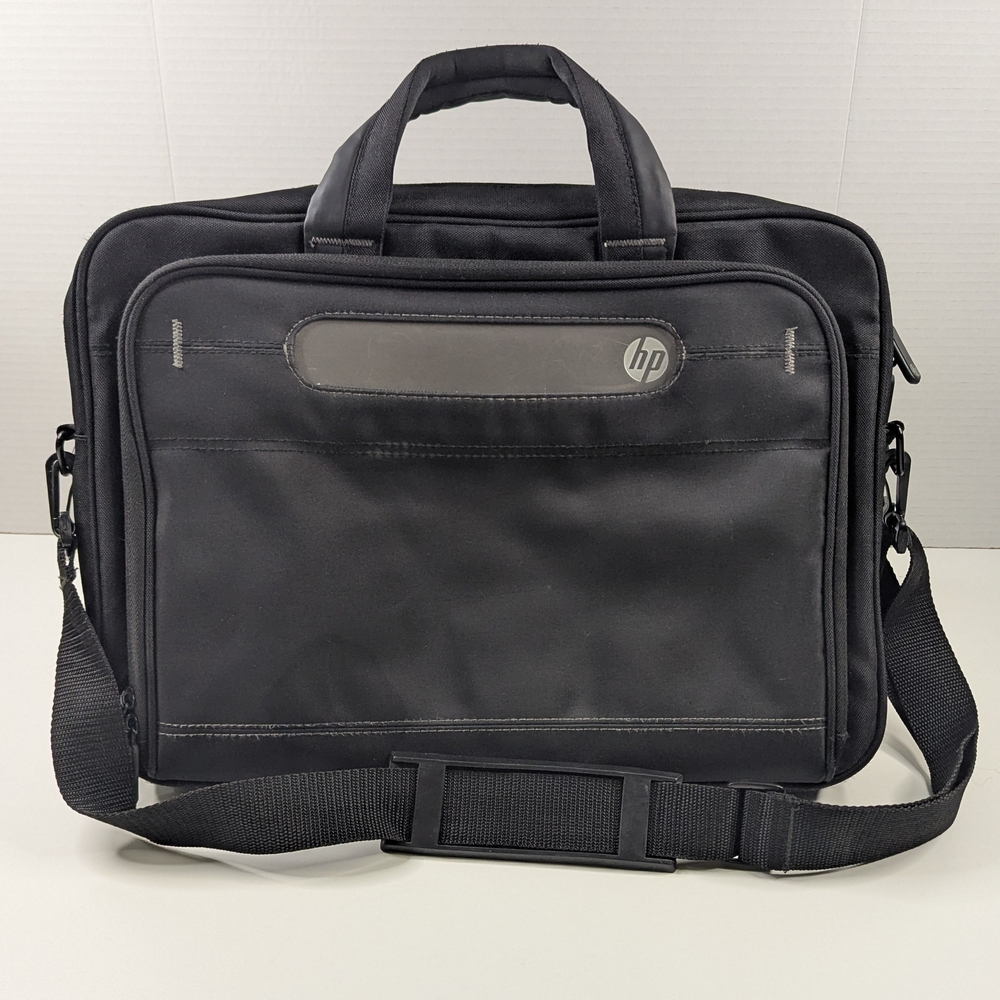 HP Black Laptop Bag‎ With Shoulder Strap Men